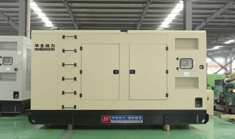 伴著4月9日的暖陽，華全動力一臺400kw靜音箱發電機組發往河南省